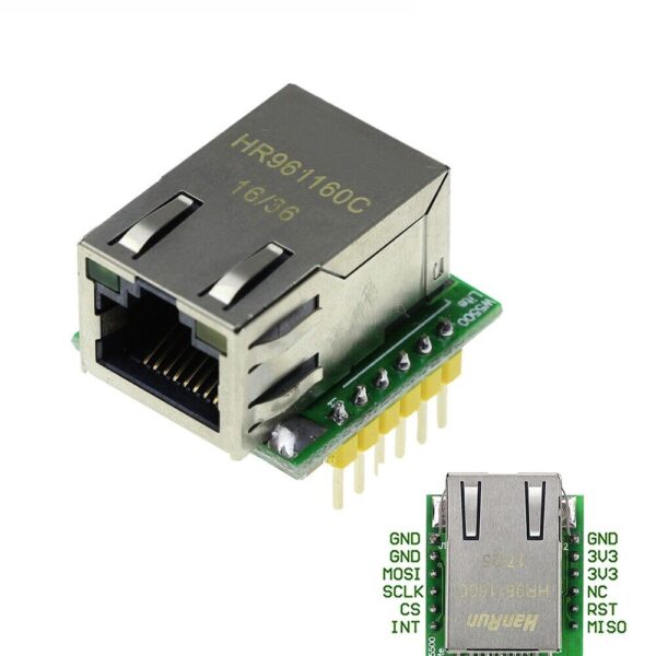 Modulo Ethernet USR-ES1 W5500 3.3V TTL SPI 80MHz - Imagen 2