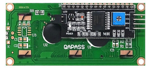 Display LCD 1602 retroiluminado Azul con modulo IIC/I2C compatible Arduino - Imagen 2