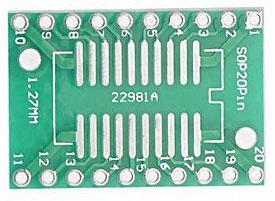 Adaptador DIP20 a SOP20-TSSOP20