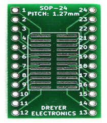 Adaptador DIP24 a SOP24-TSSOP24