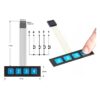 Teclado membrana 1X4 teclas con adhesivo - Imagen 2