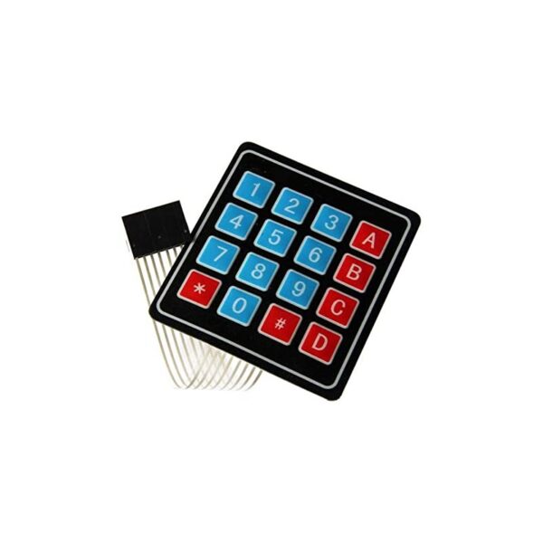 Teclado membrana 4X4 teclas con adhesivo