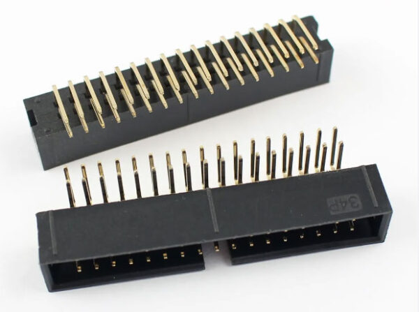 Conector macho 2x20 pin IDC40 acodado - Imagen 2