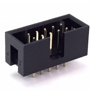 Conector IDC cable plano macho recto 10 vias PCB