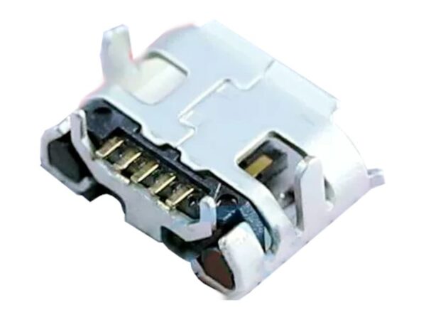 Conector micro USB-B hembra PCB soporte vertical - Imagen 2
