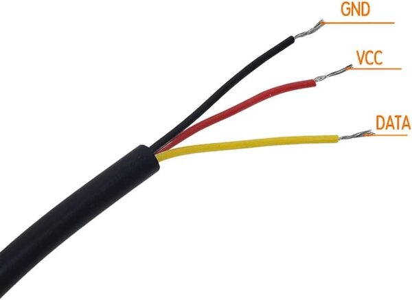Sensor de temperatura DS18B20W sumergible - Imagen 2
