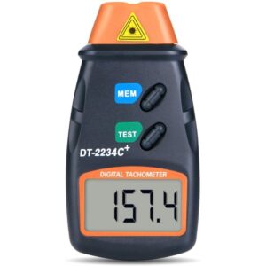 Tacómetro compacto Digital láser sin contacto RPM DT2234C+