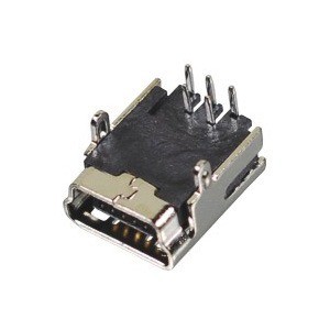 Conector mini USB-B hembra PCB