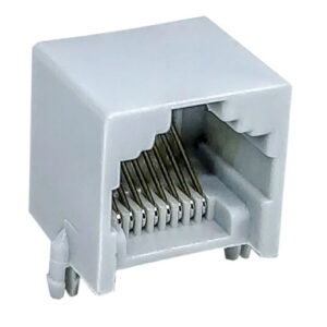 Conector 8P8C - RJ45 Hembra de plástico - gris