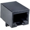 Conector 8P8C - RJ45 Hembra de plástico - negro