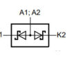 BAS70-6 - Diodo doble Schottky - 70V 70mA - Imagen 2