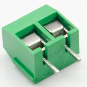 Bloque de terminales hembra  KF301-2 P verde